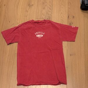 Anguilla Vintage Red Men's Tee